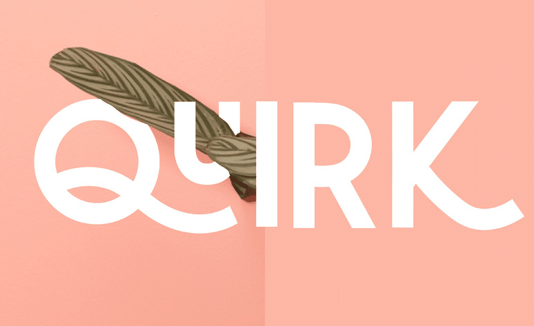 ฟอนต์สมัยใหม่: quirk