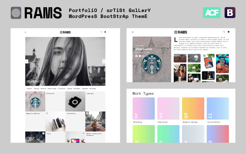 RAMS - Portfolio-WordPress-Theme