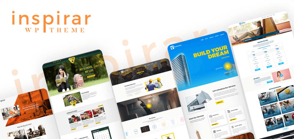 Inspirar Pro – Mehrzweck-WordPress-Theme für unbegrenzte Websites