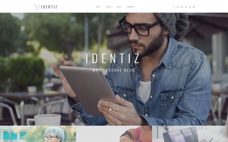 Identiz - Persönliches Blog-WordPress-Theme