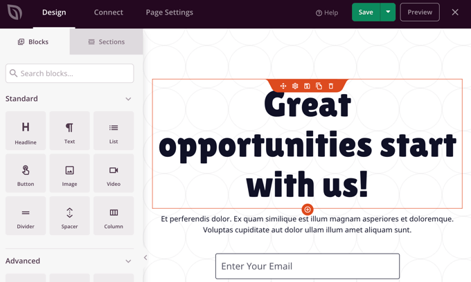 facebookadsseedprodvisualeditor SeedProd's Drag and Drop Page Builder