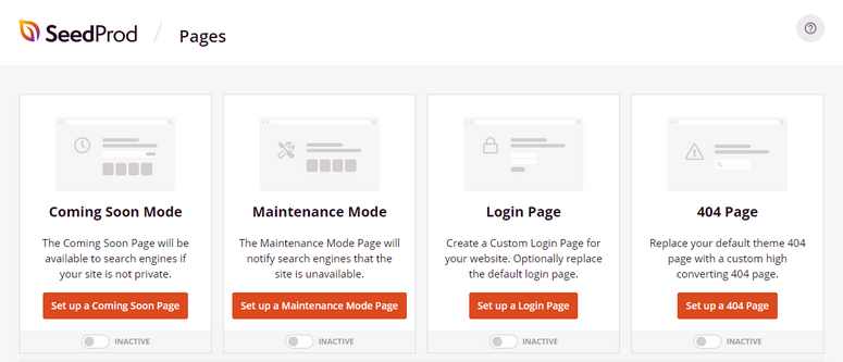 seedprod-set-up-pages - IsItWP - Rilevatore di temi gratuito per WordPress seedprod-set-up-pages