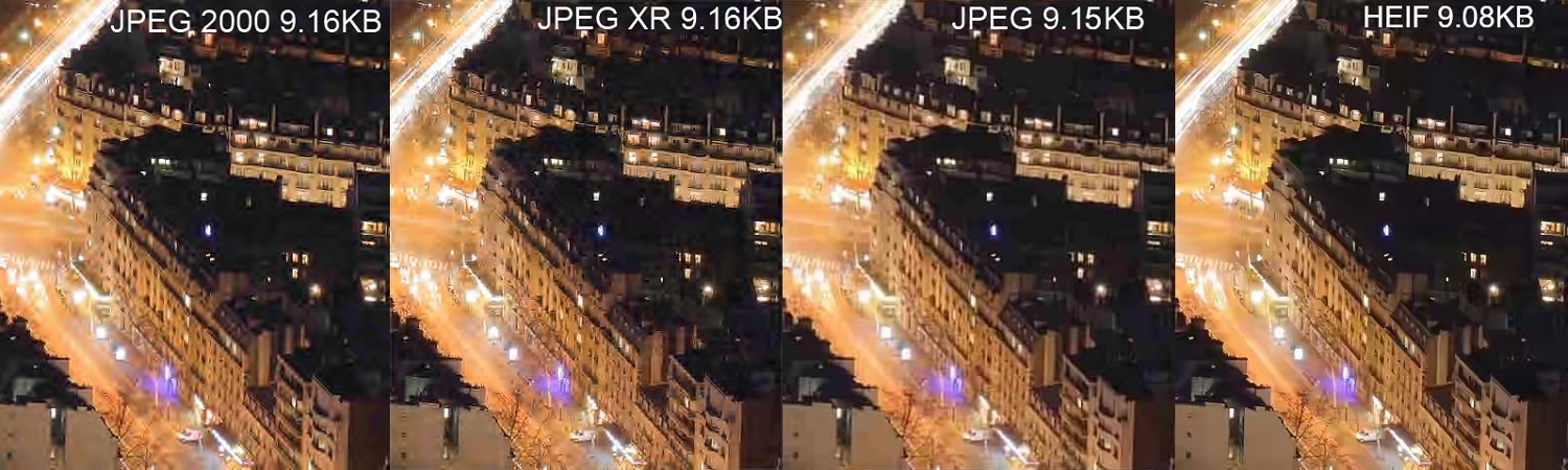 أنواع ملفات الصور: jpeg vs heif