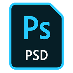 أنواع ملفات الصور: شعار psd