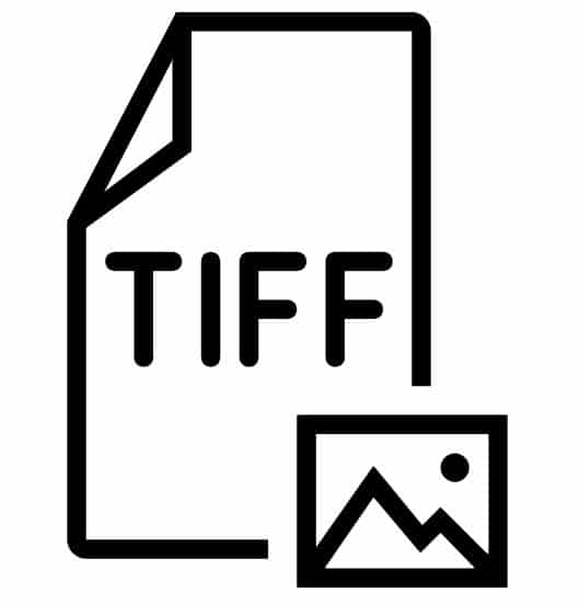 أنواع ملفات الصور: رمز tiff