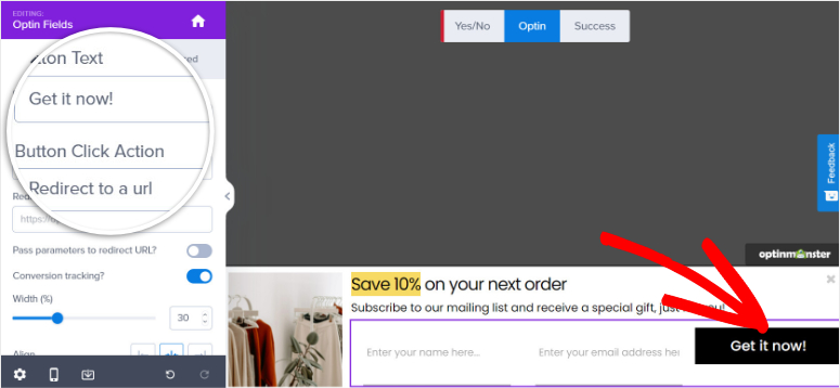 button optinmonster - IsItWP - 免费的 WordPress 主题检测器 button optinmonster