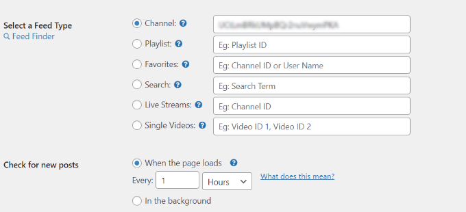 Deblocați opțiunile de tip de feed Unlock feed type options