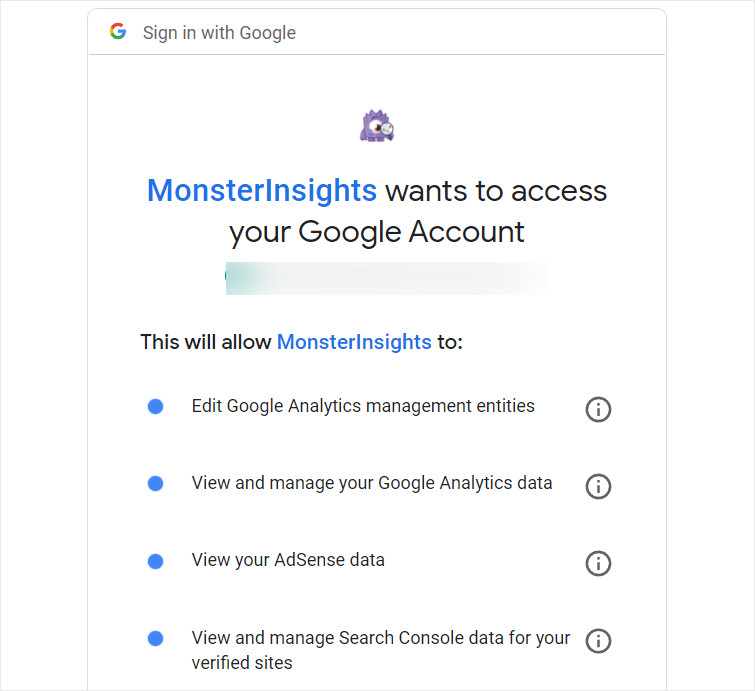 permitir insights de monstros de permissões - IsItWP - Detector de temas WordPress gratuito allow permissions monster insights