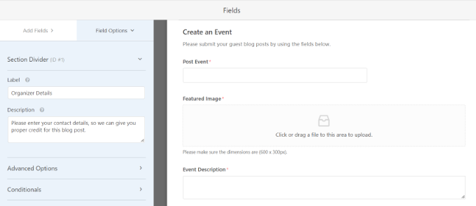 Edit label bidang formulir Edit form field labels