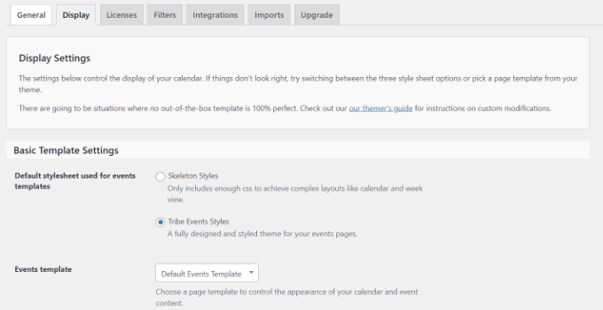 Edit pengaturan tampilan Edit display settings