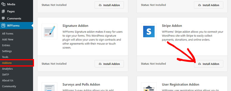 Stripe Addon - IsItWP - Detector gratuit de teme WordPress Stripe Addon