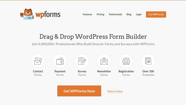 WPForms - IsItWP - Detector gratuit de teme WordPress WPForms