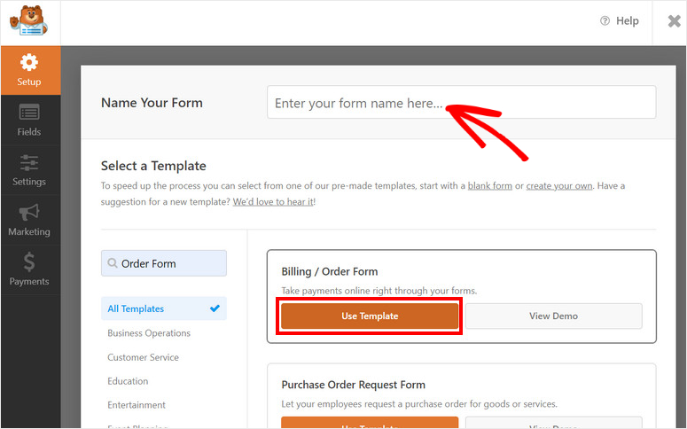 un șablon de formular de produs - IsItWP - Detector de teme WordPress gratuit one product form template