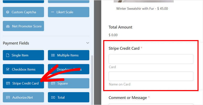adăugați câmp de plată cu bandă - IsItWP - Detector gratuit de teme WordPress add stripe payment field