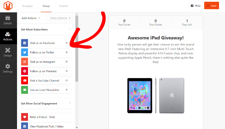 rafflepress-giveaway-actions - IsItWP - 免費的 WordPress 主題檢測器 rafflepress-giveaway-actions