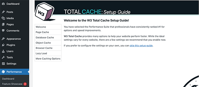 W3 總緩存設置 W3 Total Cache set up