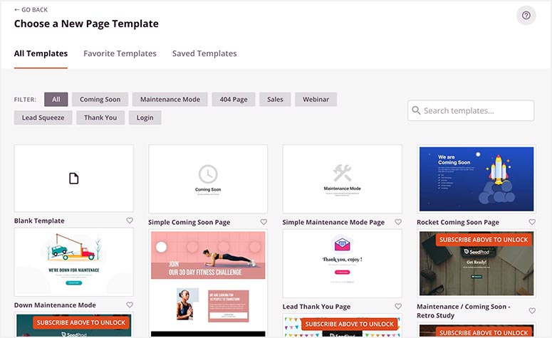 Escolha filtros de modelo - IsItWP - Detector de tema WordPress gratuito Choose template filters