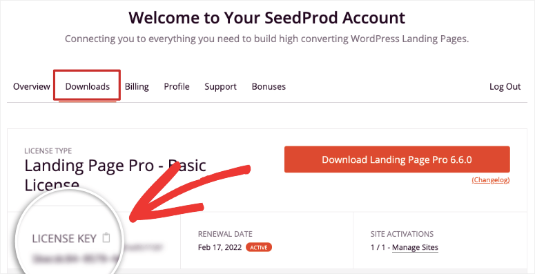 Licença e download do seedprod - IsItWP - Detector de tema gratuito do WordPress seedprod license and download
