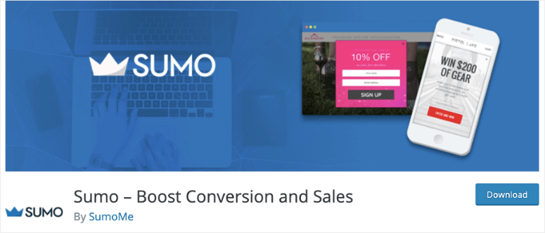 ป๊อปอัปซูโม่ - IsItWP - ตัวตรวจจับธีม WordPress ฟรี sumo popup