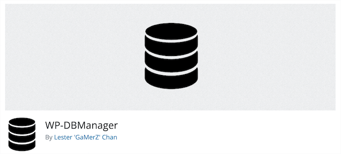 WP-DBManager WP-DBManager