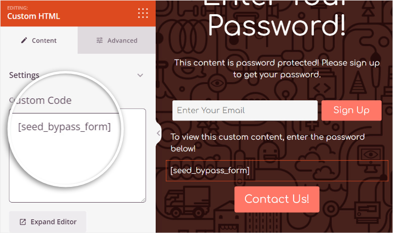 dodaj formularz strony chronionej hasłem - IsItWP - Darmowy wykrywacz motywów WordPress add password protected page form