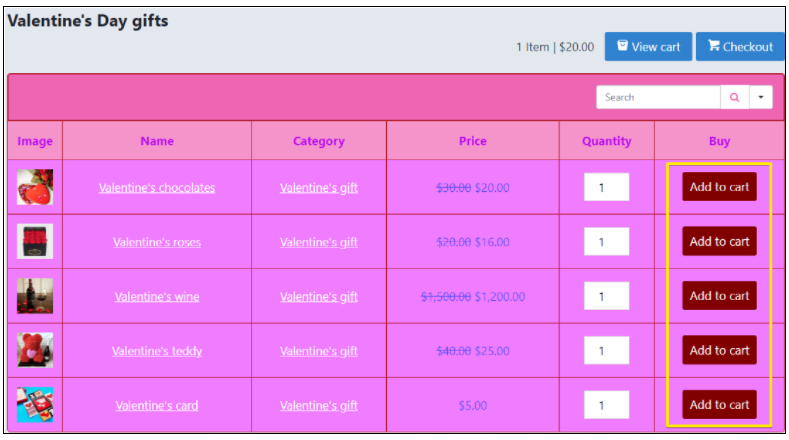WooCommerce 產品表顏色定制