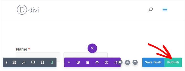 เผยแพร่แบบฟอร์มติดต่อ Divi ของคุณ - IsItWP - ฟรี WordPress Theme Detector publish your divi contact form