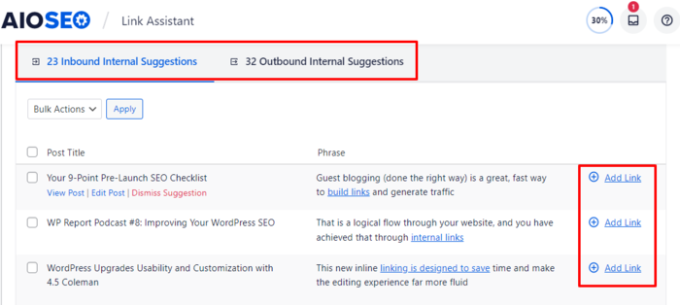 查找內部鏈接機會和孤立頁面 Find internal link opportunities and orphaned pages