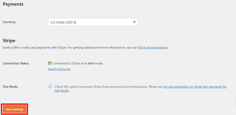 save-payment-settings-wpforms - IsItWP - 免费的 WordPress 主题检测器 save-payment-settings-wpforms