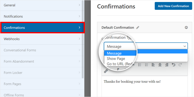 确认信息感谢页面 - IsItWP - 免费的 WordPress 主题检测器 confirmation message thank you page