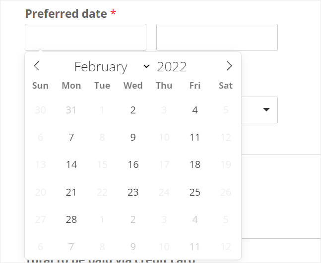 选择日期 - IsItWP - 免费的 WordPress 主题检测器 select date