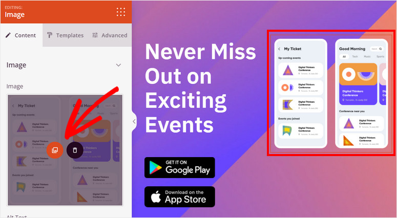 edit app screenshot