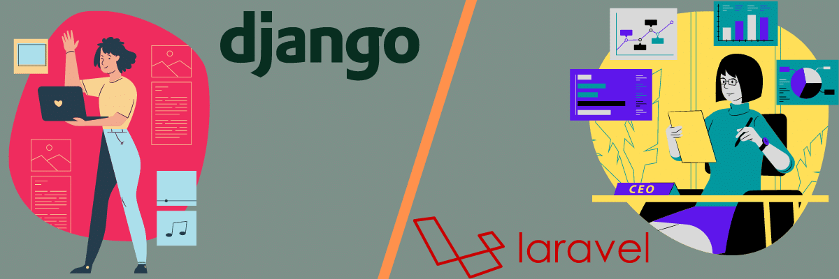 مقارنة Django مقابل Laravel في قابلية التعلم.