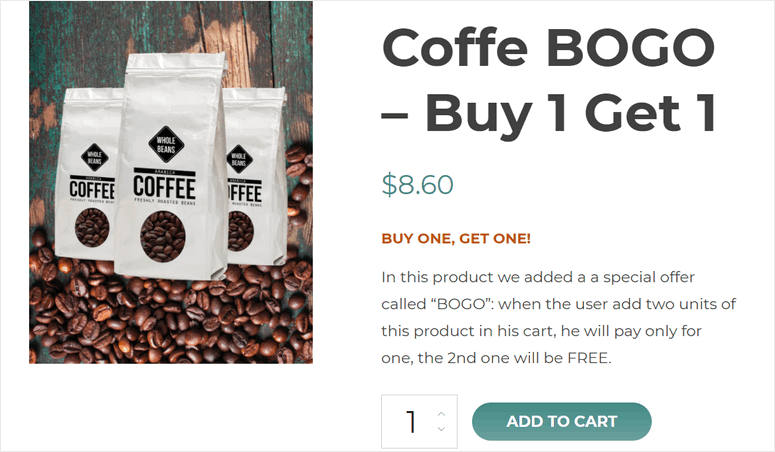 bogo free example