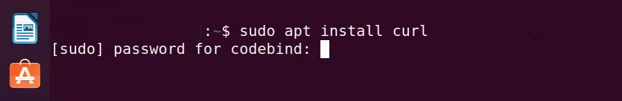 Ubuntuに「curl」をインストールします。