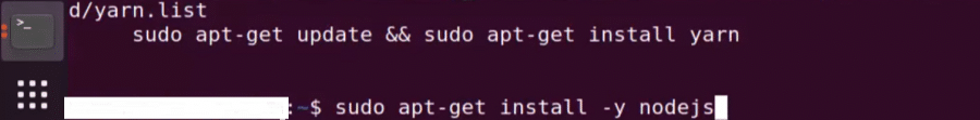 Node.jsUbuntuのインストール。