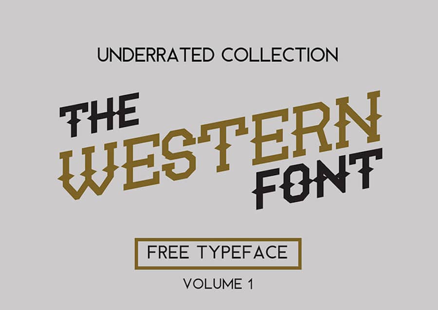 Die unterschätzte Western-Schriftsammlung.