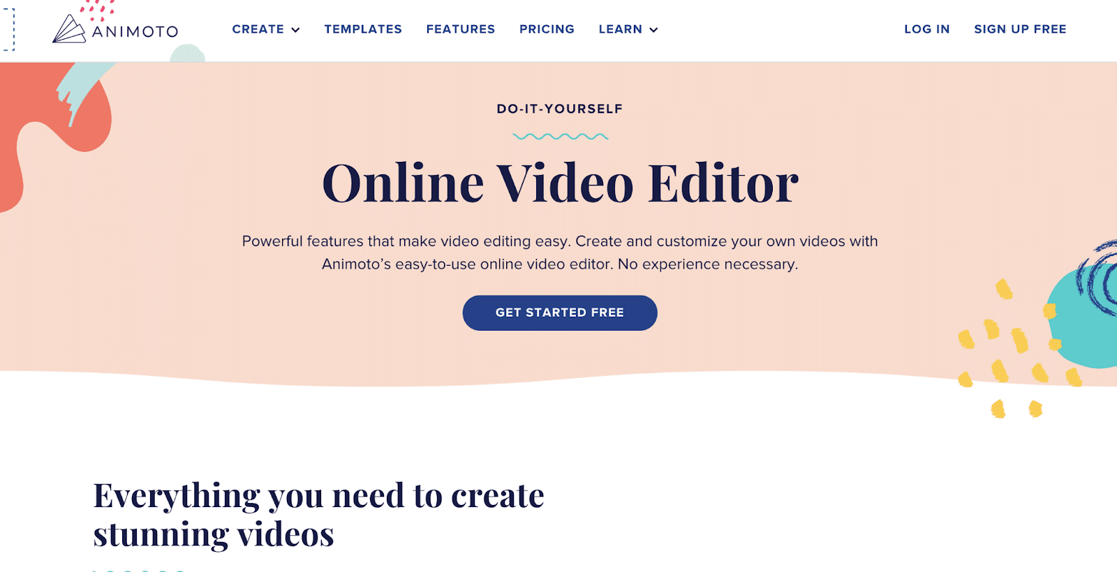 Animoto, neredeyse herkesin birkaç dakika içinde ustalaşabileceği, kullanımı kolay bir video düzenleme yazılımıdır.