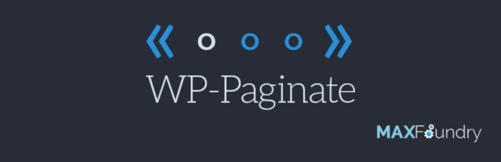 WP-Paginate WordPress 플러그인 카드.