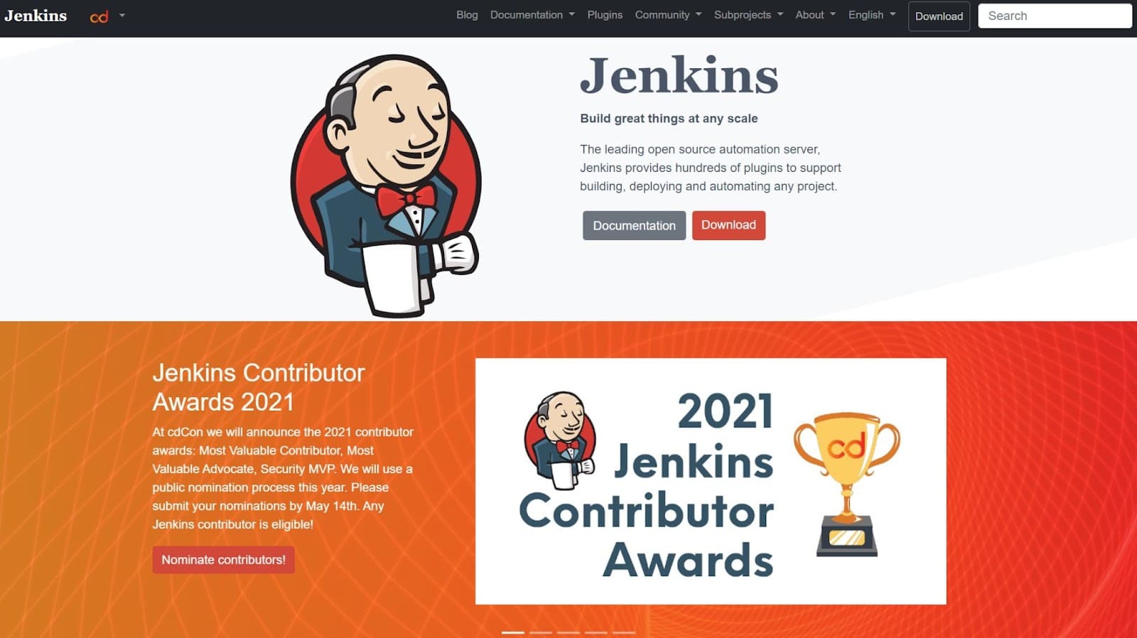 Jenkinsのスクリーンショット