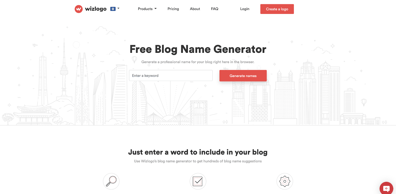 Wizlogo, ücretsiz ve kullanımı kolay bir blog adı üreticisidir.