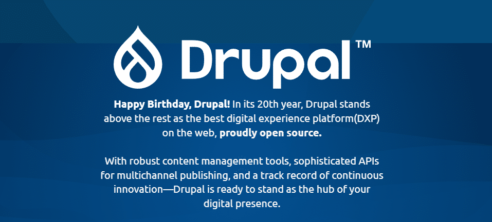 Drupal web sitesi
