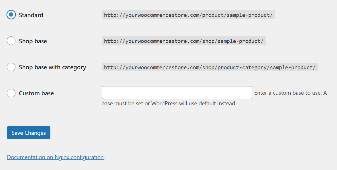 WordPress'te mağaza URL yapısını değiştirme