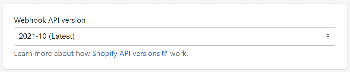 Web kancası API sürümü