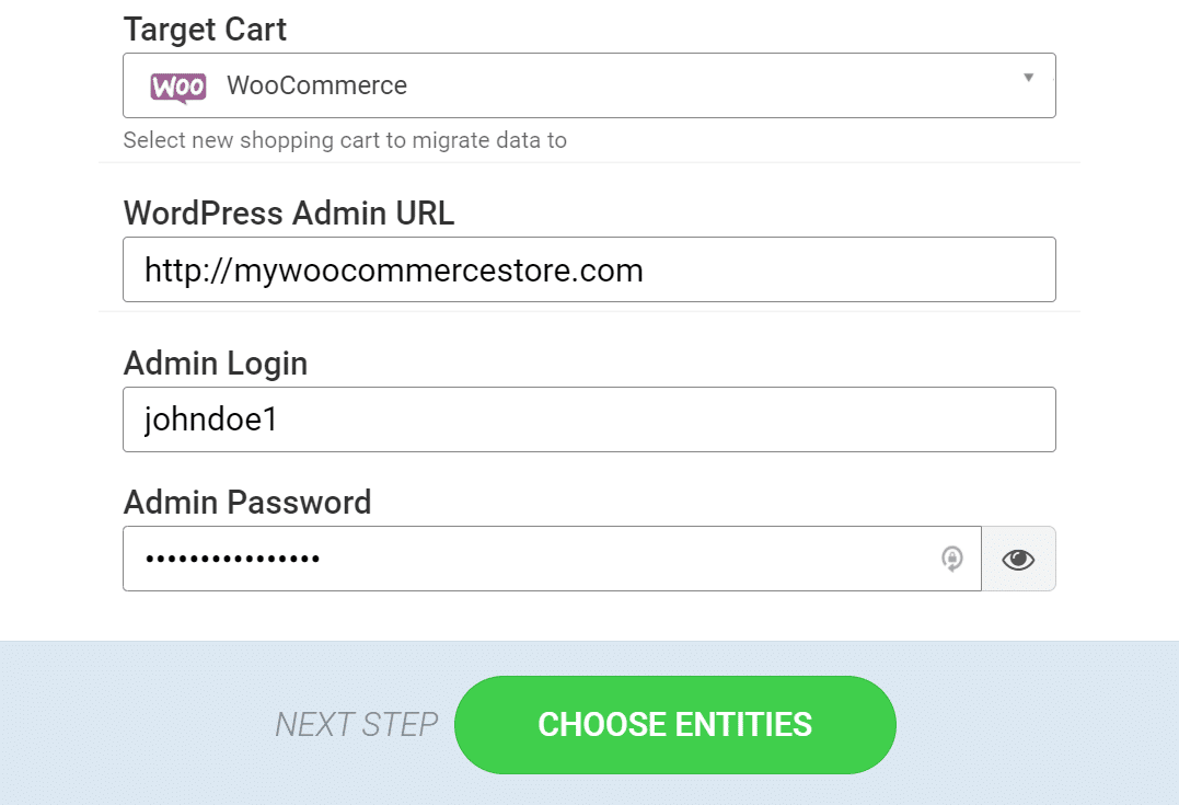 WordPress oturum açma ayrıntılarını girin
