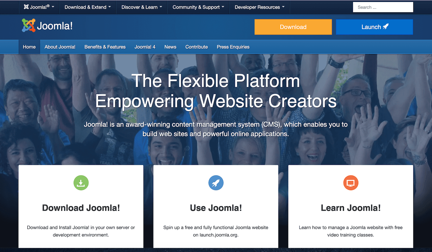 Situs web joomla