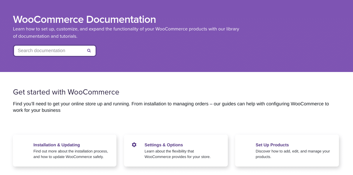 Документация WooCommerce