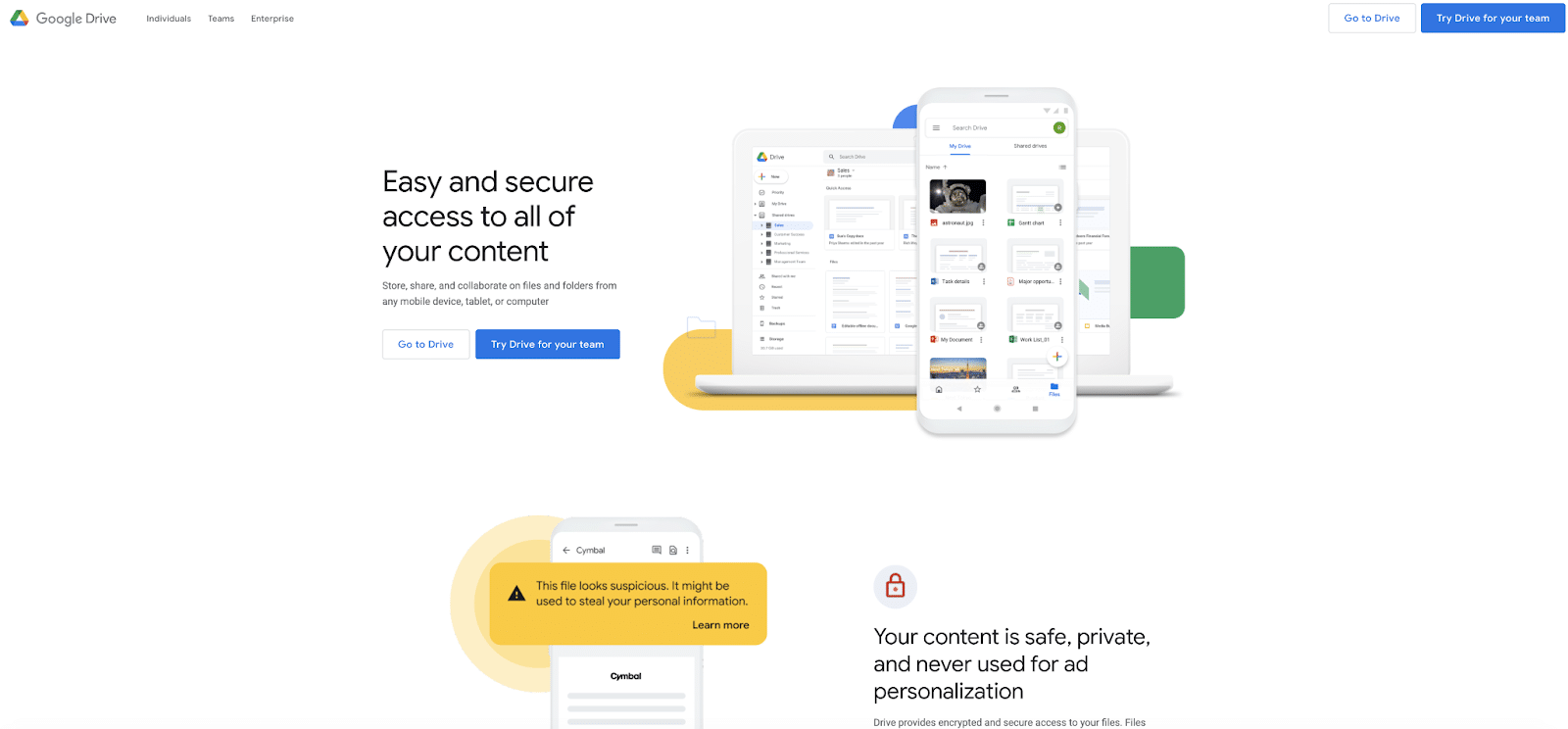 เว็บไซต์ Google Drive