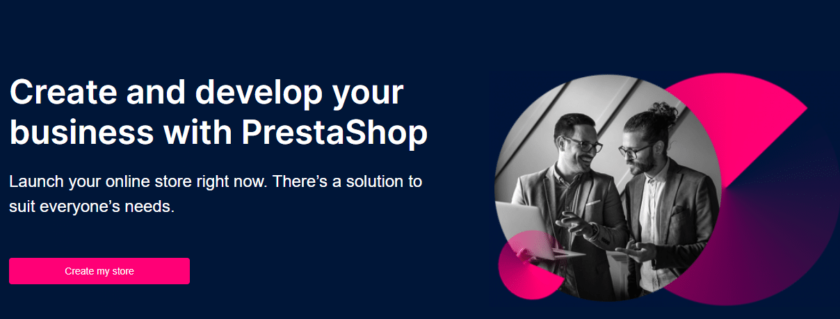 Домашняя страница сайта PrestaShop