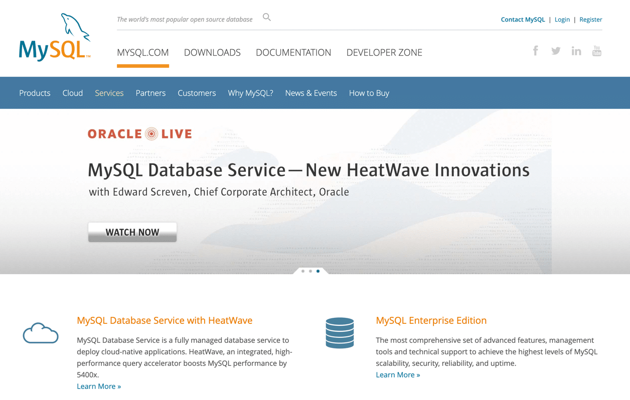 MySQL หนึ่งในฐานข้อมูล SQL ที่ใช้บ่อยที่สุด